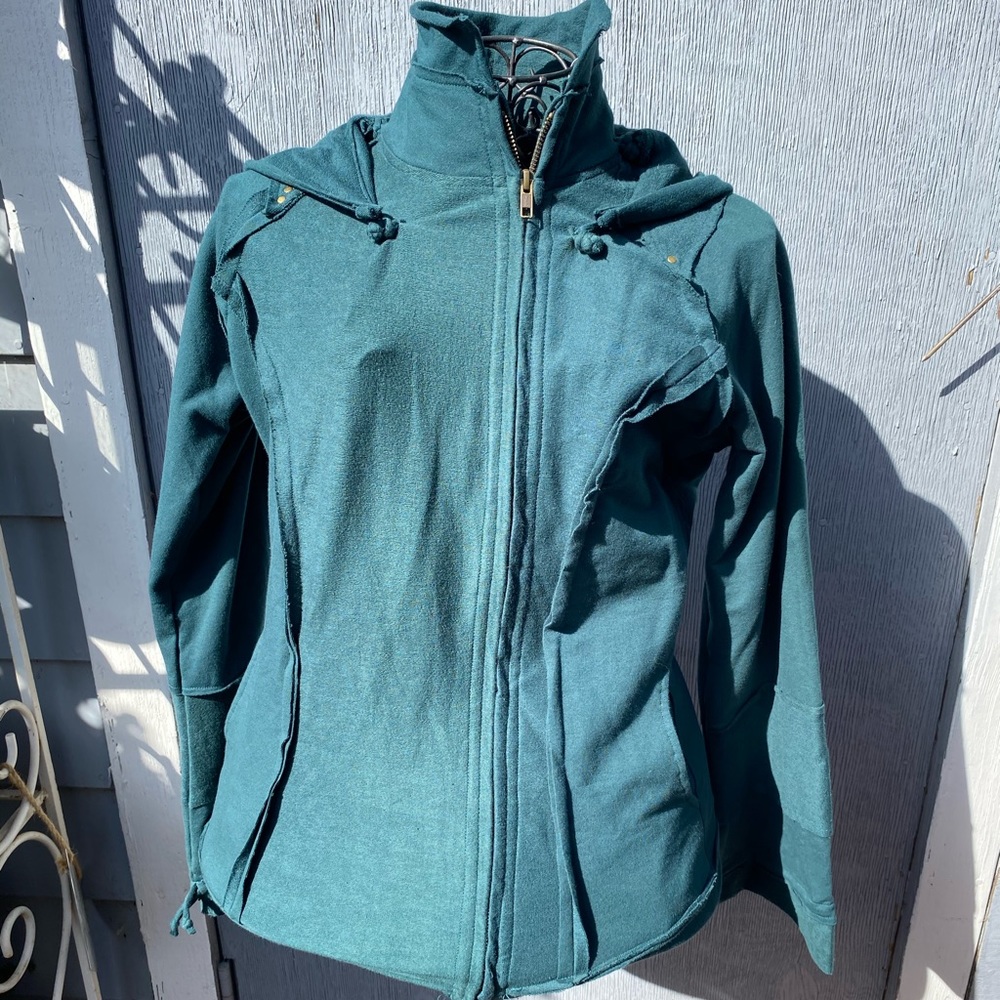 Om Booty blue/green vintage jacket